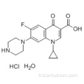 Chlorhydrate de ciprofloxacine hydratée CAS 86393-32-0